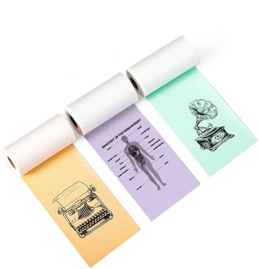 Printy Pockets Papers (white, colored, sticky, transparent...)