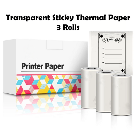 Printy Pockets - Transparent Sticky Rolls