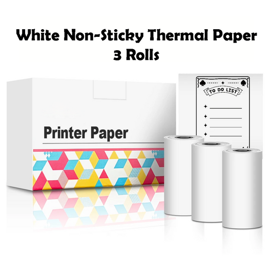 Printy Pockets - White Paper Rolls